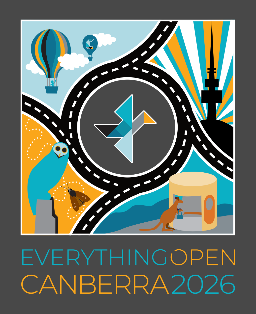 Everything Open poster design