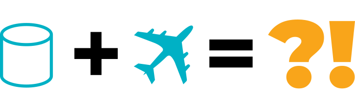 DATA plus AIRPLANE equals UNKNOWN