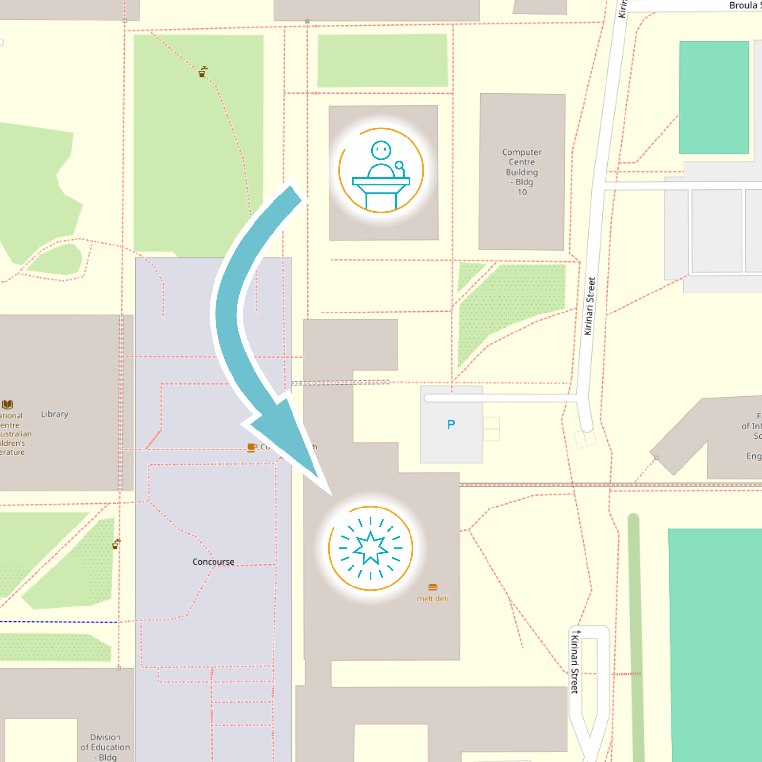 Penguin Dinner venue map